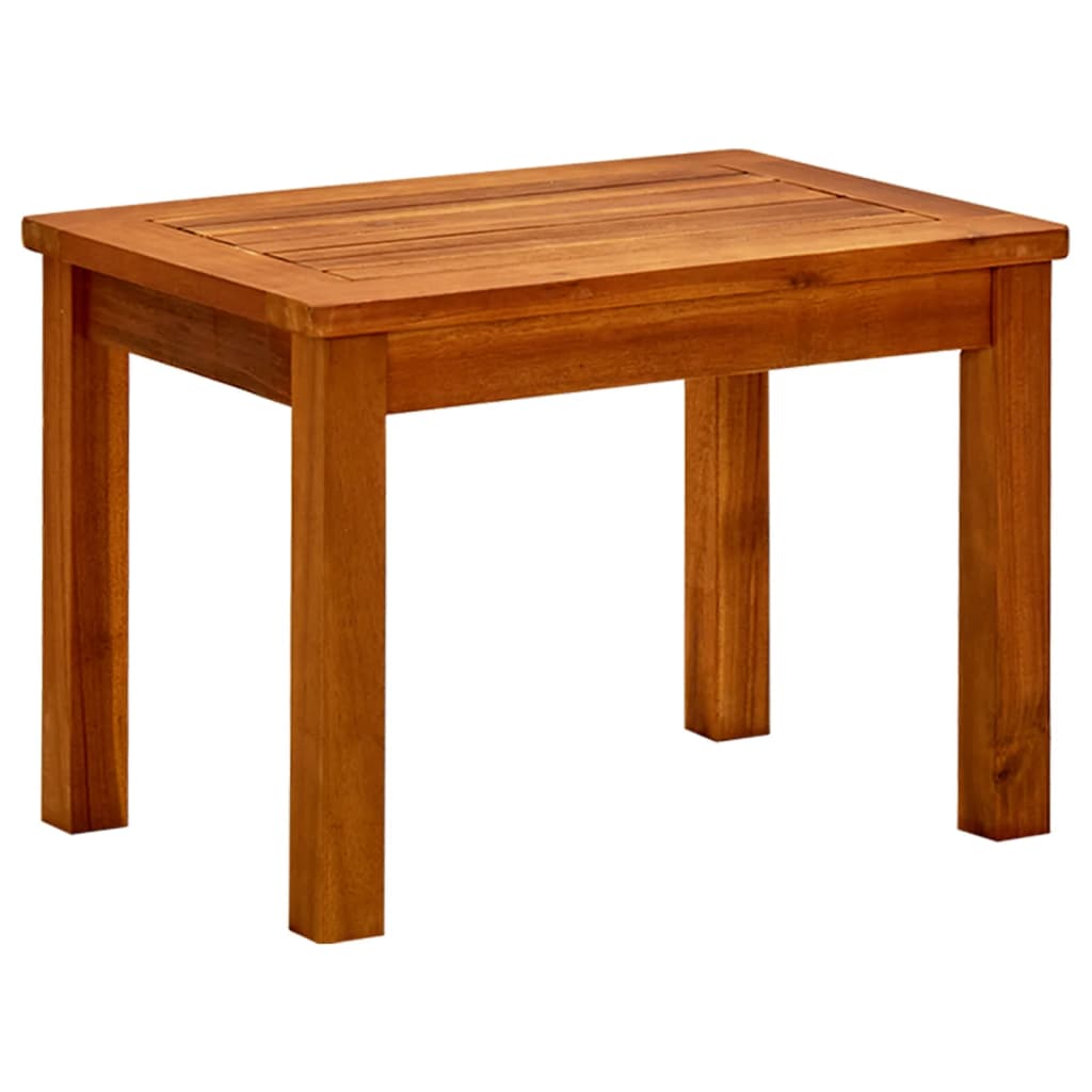 Tavolino da Giardino 50x35x36 cm in Legno Massello di Acacia | homemem39