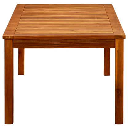 Tavolino da Giardino 110x60x45 cm in Legno Massello di Acacia
