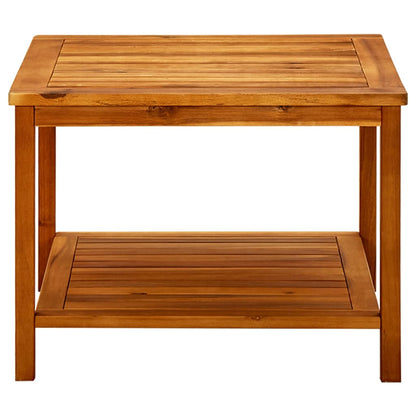 Tavolino da Salotto 60x60x45 cm in Legno Massello di Acacia | homemem39