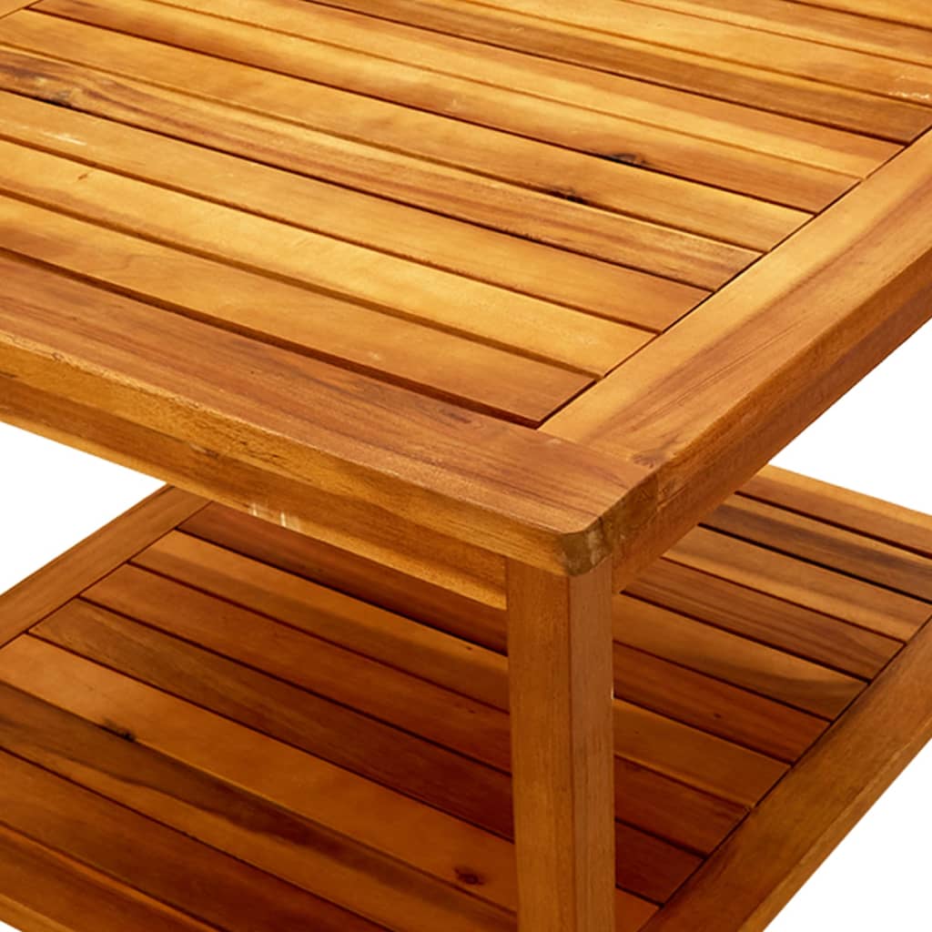 Tavolino da Salotto 60x60x45 cm in Legno Massello di Acacia | homemem39