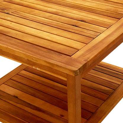 Tavolino da Salotto 60x60x45 cm in Legno Massello di Acacia | homemem39