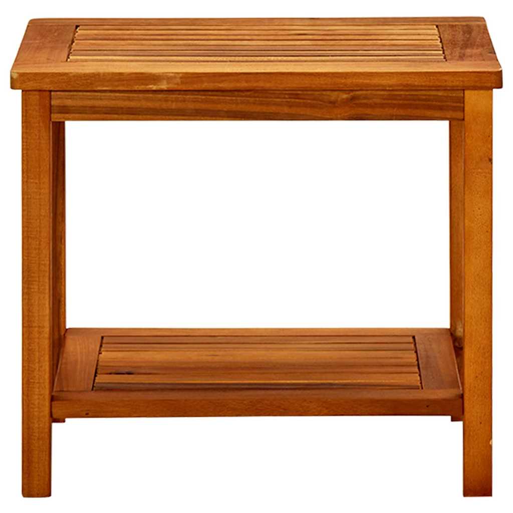 Tavolino da Salotto 50x35x45 cm in Legno Massello di Acacia | homemem39