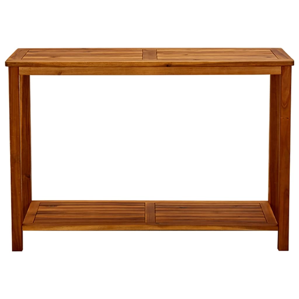 Tavolo Consolle da Giardino 110x40x75cm Legno Massello Acacia | homemem39