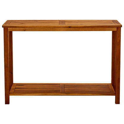 Tavolo Consolle da Giardino 110x40x75cm Legno Massello Acacia | homemem39