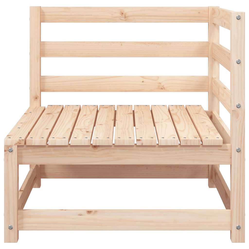 Divano Angolare Giardino con Cuscini Antracite Legno di Pino | homemem39