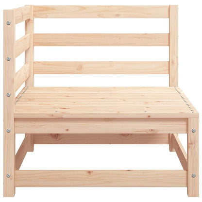 Divano Angolare Giardino con Cuscini Antracite Legno di Pino | homemem39
