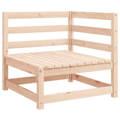 Divani ad Angolo da Giardino 2 pz con Cuscini in Legno di Pino