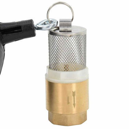 Tubo di Aspirazione con Connettori in Ottone 25 m 25 mm Verde