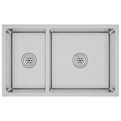 Lavello da Cucina in Acciaio Inossidabile - homemem39