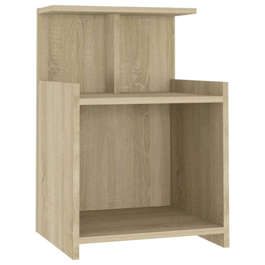 Comodini 2pz Rovere Sonoma 40x35x60 cm in Legno Multistrato - homemem39
