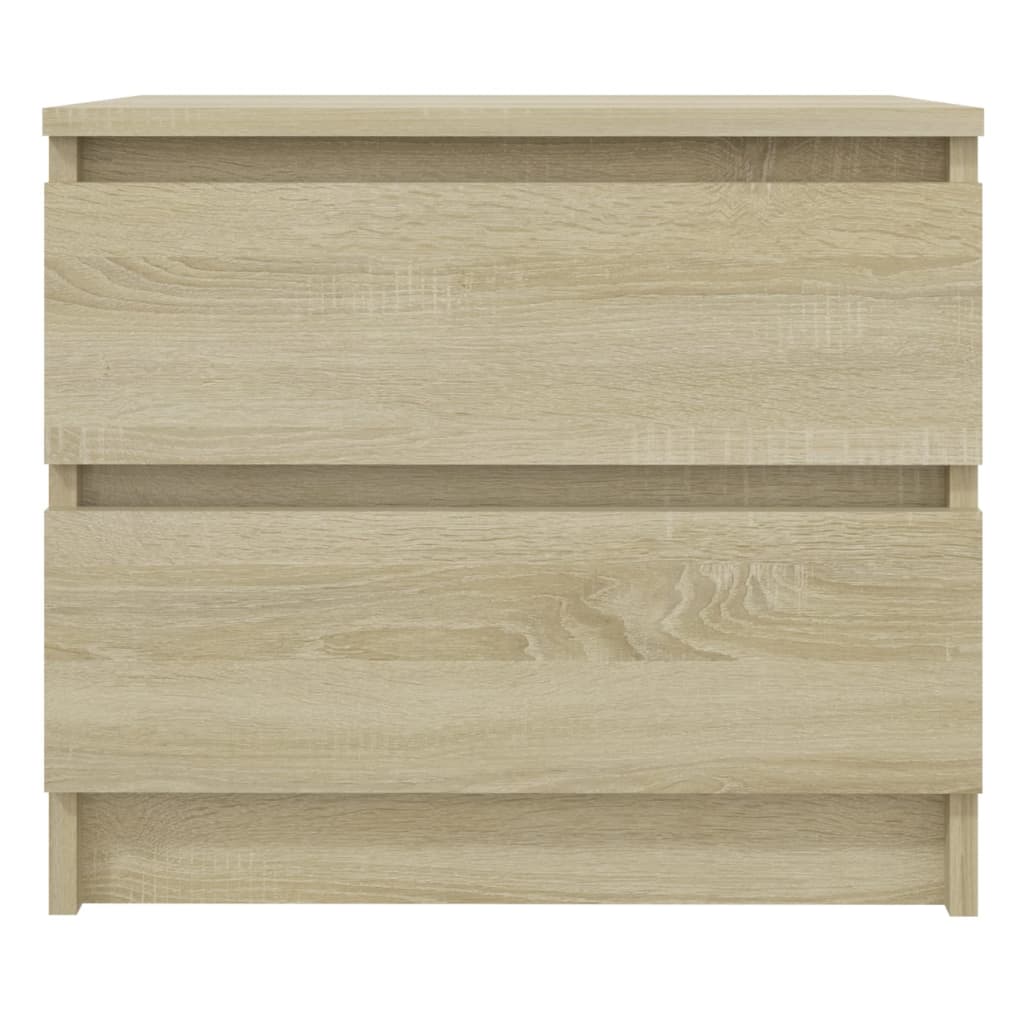 Comodino Rovere Sonoma 50x39x43,5 cm in Legno Multistrato - homemem39