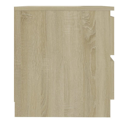 Comodini 2pz Rovere Sonoma 50x39x43,5 cm in Legno Multistrato - homemem39