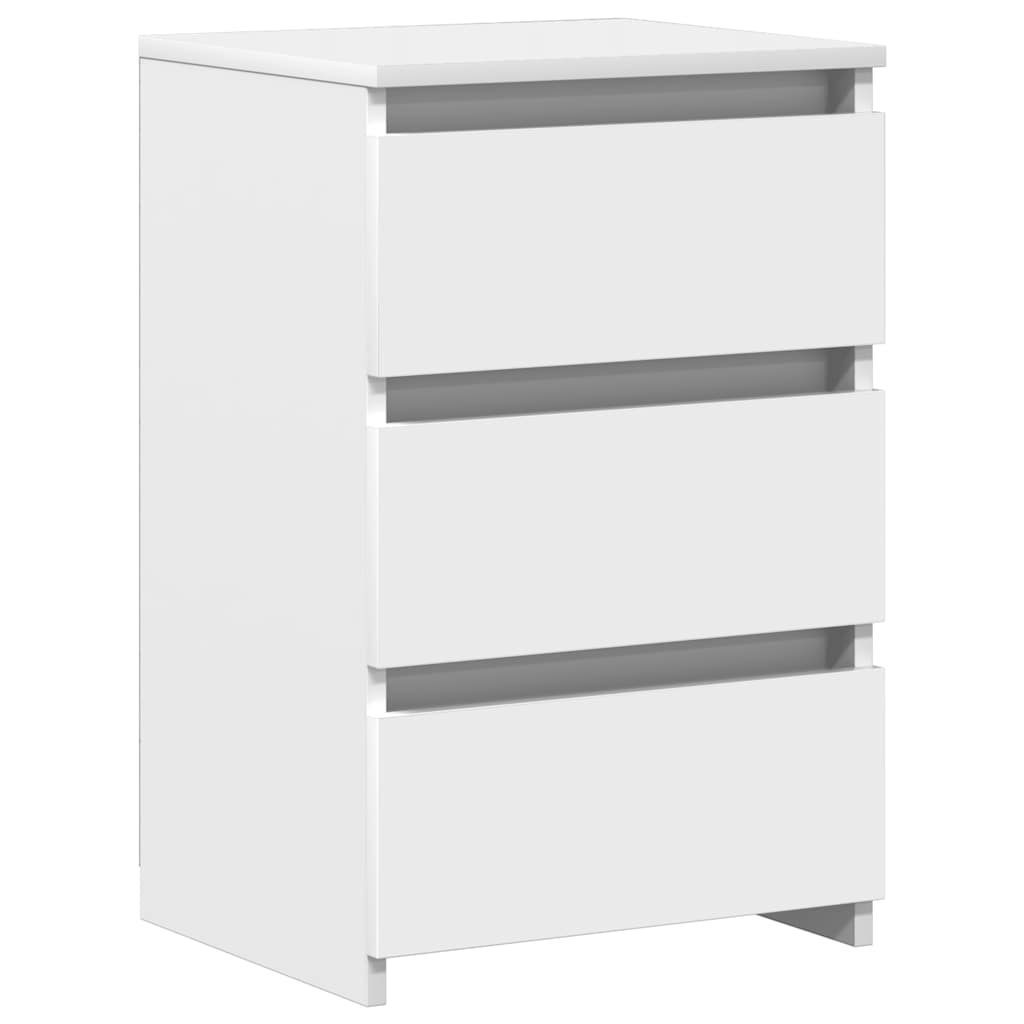 Comodini 2 pz Bianchi 40x35x62,5 cm in Legno Multistrato - homemem39