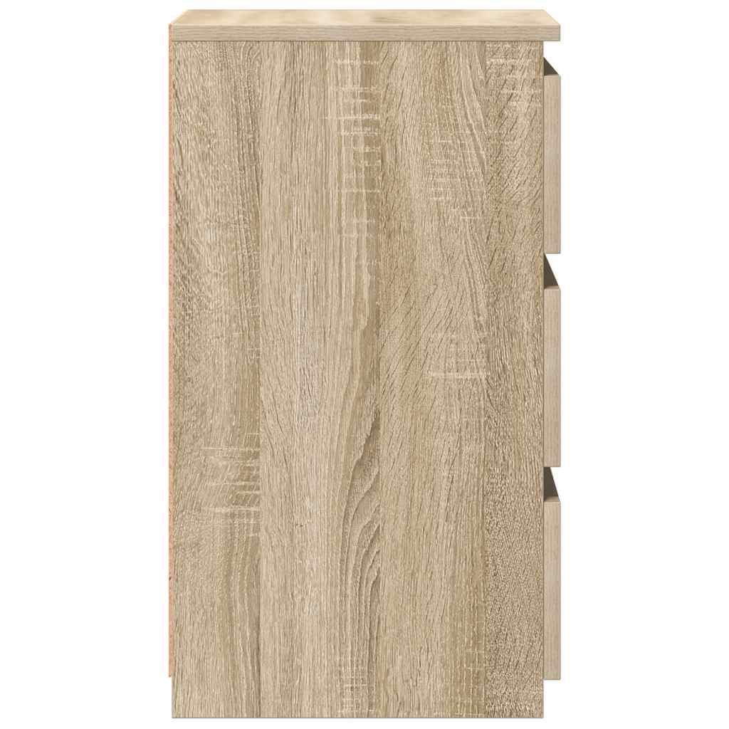 Comodini 2 pz Rovere Sonoma 40x35x62,5 cm in Legno Multistrato - homemem39