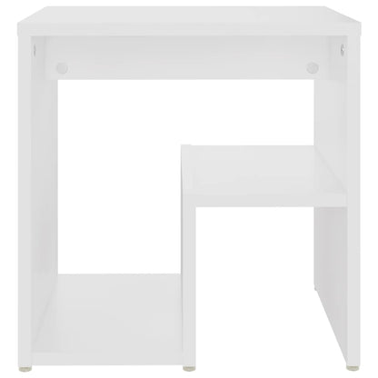 Comodino Bianco 40x30x40 cm Legno Ingegnerizzato - homemem39