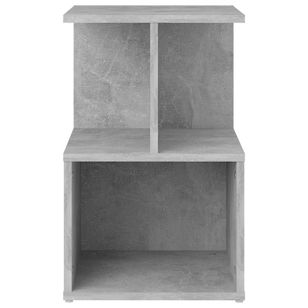 Comodini 2pz Grigio Cemento 35x35x55 cm in Legno Multistrato | homemem39