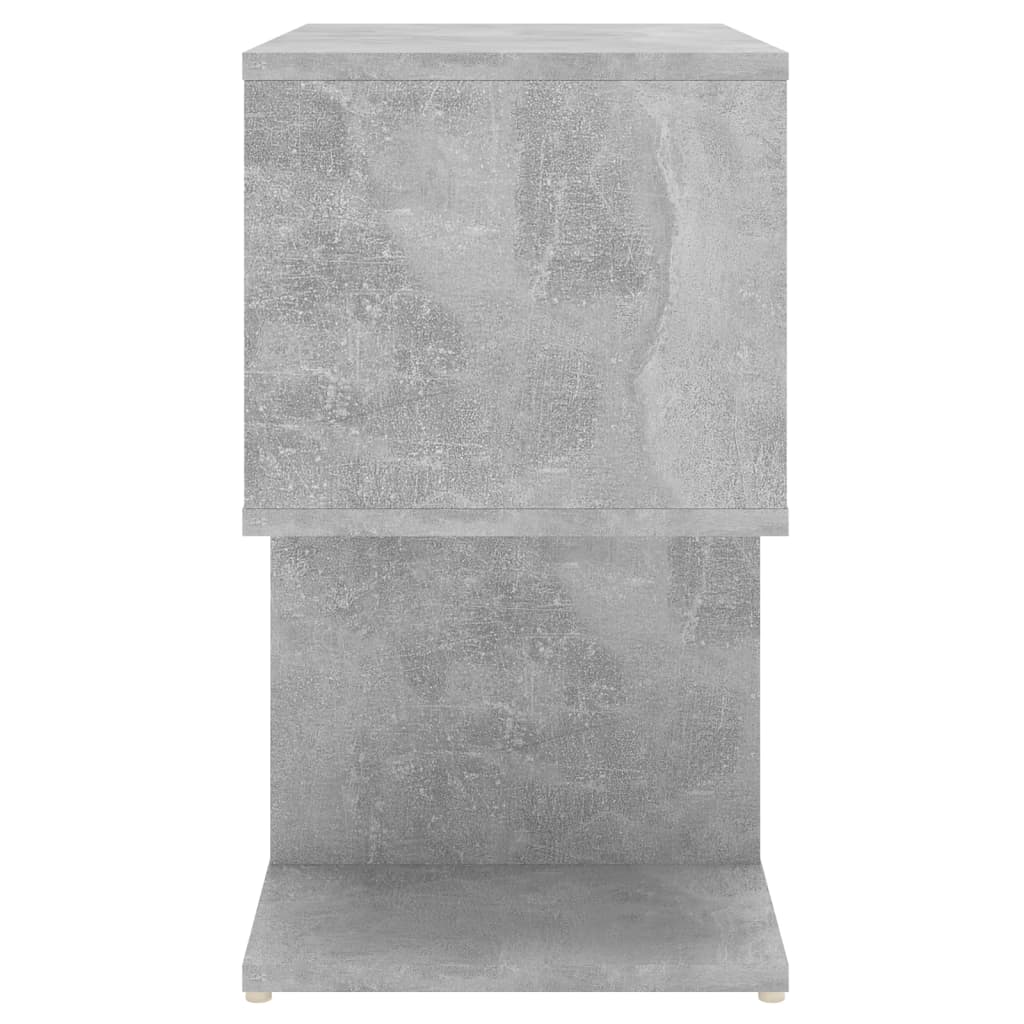 Comodini 2pz Grigio Cemento 50x30x51,5 cm in Legno Multistrato - homemem39