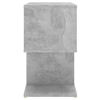 Comodini 2pz Grigio Cemento 50x30x51,5 cm in Legno Multistrato - homemem39
