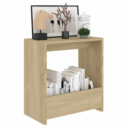 Tavolino Rovere Sonoma 50x26x50 cm in Legno Multistrato