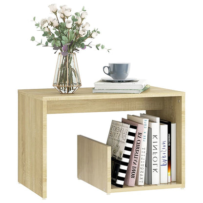 Tavolino Rovere Sonoma 59x36x38 cm in Legno Multistrato | homemem39