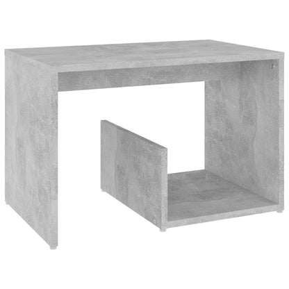 Tavolino Grigio Cemento 59x36x38 cm in Legno Multistrato - homemem39