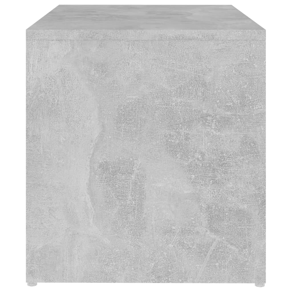 Tavolino Grigio Cemento 59x36x38 cm in Legno Multistrato | homemem39