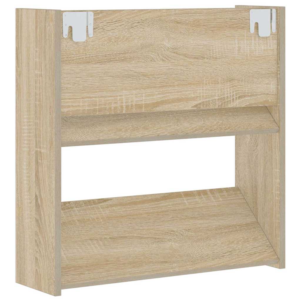 Scarpiera a Muro Rovere Sonoma 60x18x60 cm in Legno Multistrato