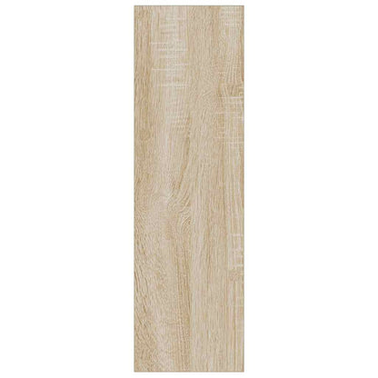 Scarpiere a Muro 2pz Rovere Sonoma 60x18x60cm Legno Multistrato
