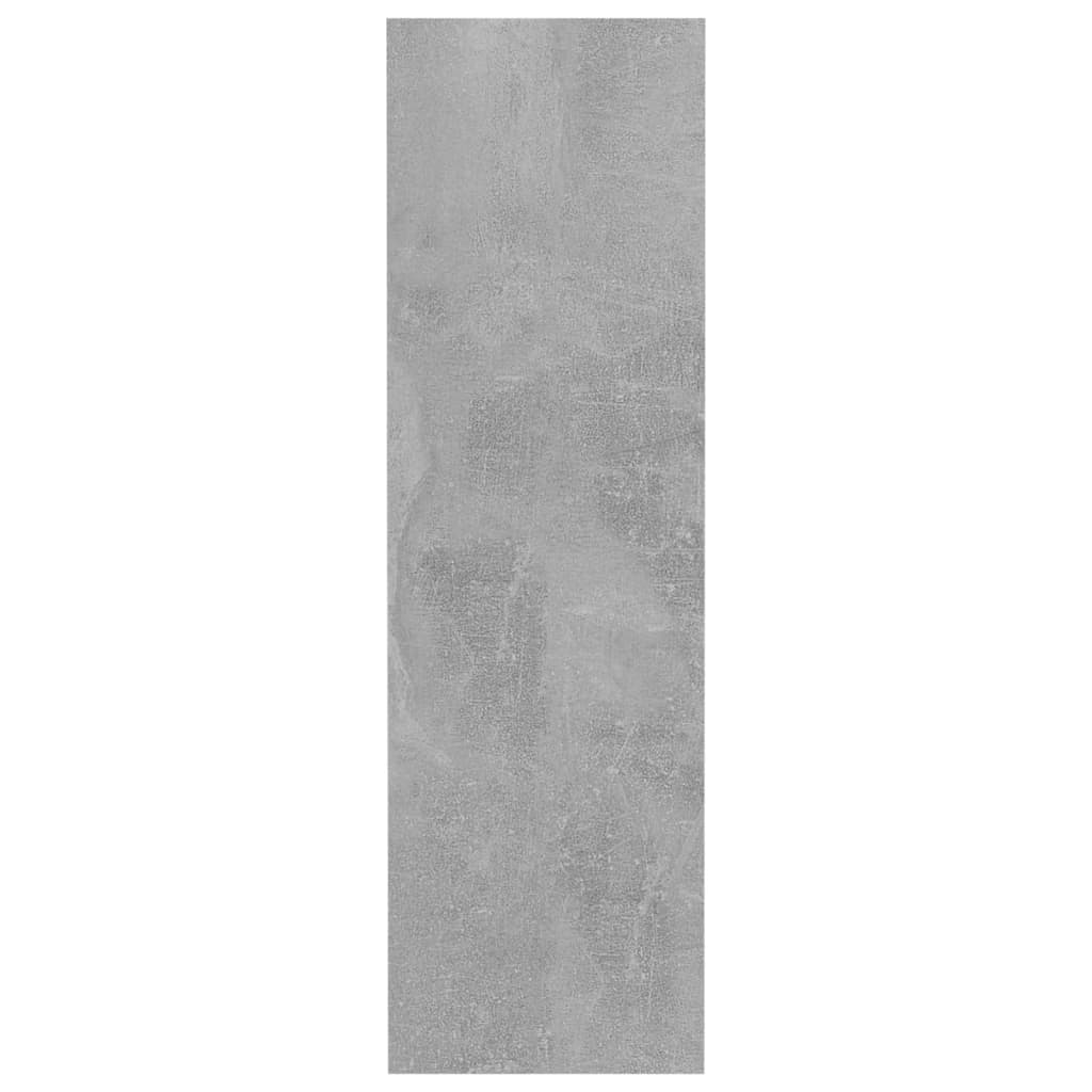 Scarpiera a Muro Grigio Cemento 60x18x60cm in Legno Multistrato - homemem39