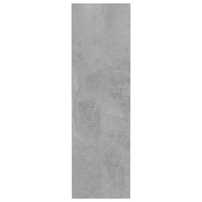 Scarpiera a Muro Grigio Cemento 60x18x60cm in Legno Multistrato - homemem39