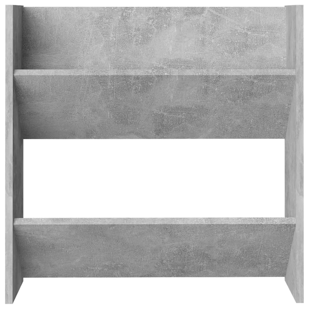 Scarpiere Muro 2pz Grigio Cemento 60x18x60cm Legno Multistrato - homemem39