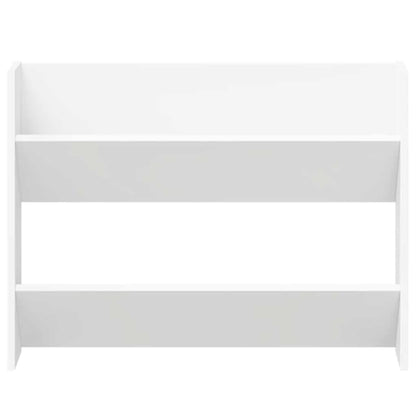 Scarpiere a Muro 2pz Bianche 80x18x60 cm in Legno Multistrato