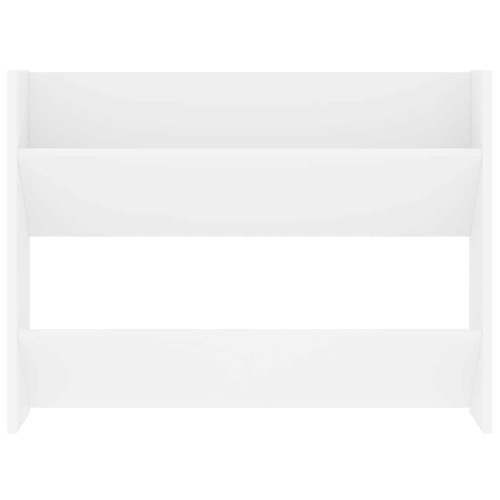Scarpiere a Muro 2pz Bianche 80x18x60 cm in Legno Multistrato