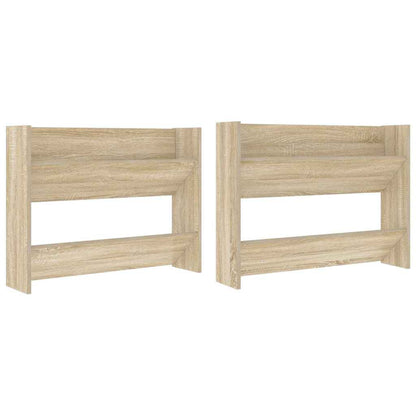 Scarpiere a Muro 2pz rovere sonoma legno multistrato