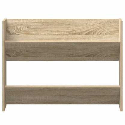 Scarpiere a Muro 2pz Rovere Sonoma 80x18x60cm Legno Multistrato - homemem39