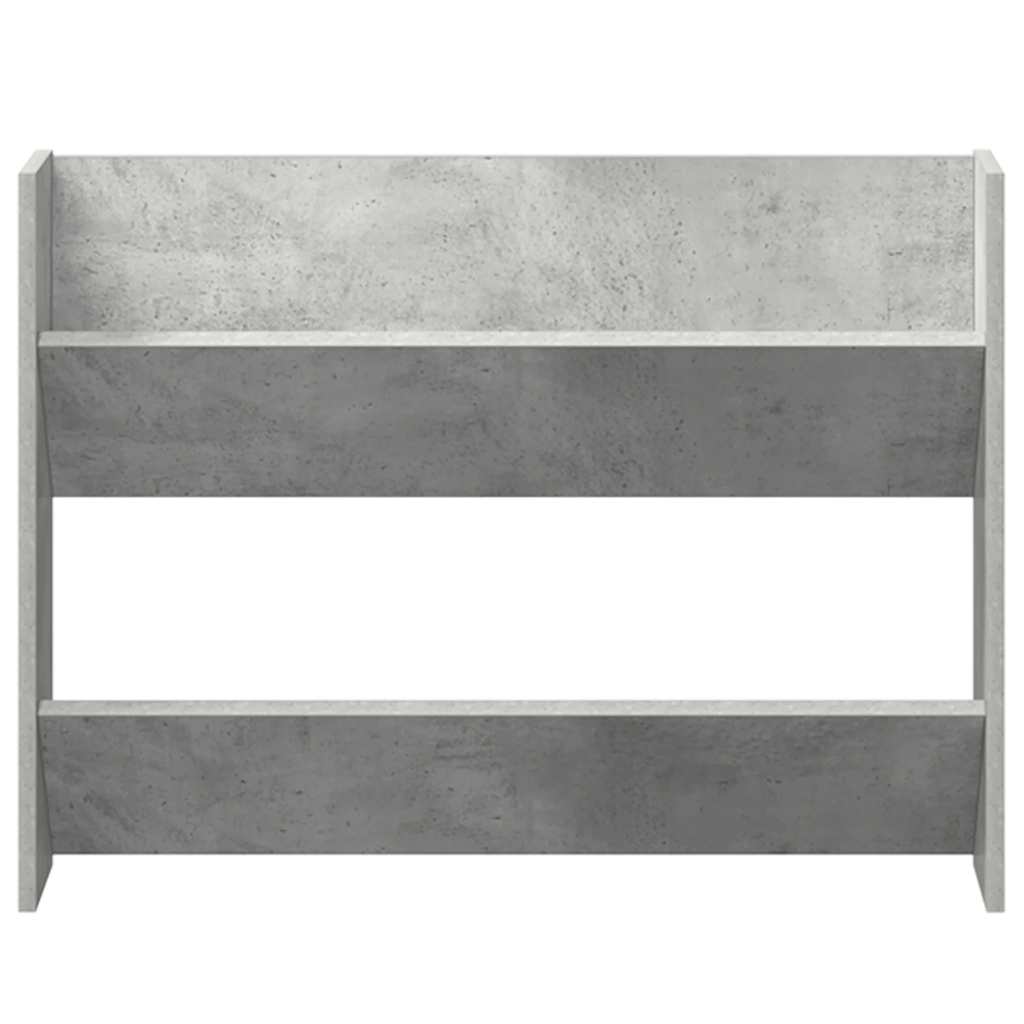 Scarpiere Muro 2pz Grigio Cemento 80x18x60cm Legno Multistrato - homemem39