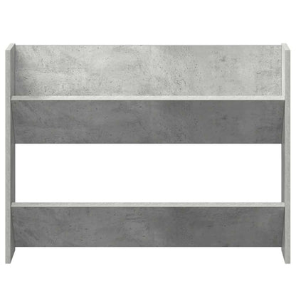 Scarpiere Muro 2pz Grigio Cemento 80x18x60cm Legno Multistrato - homemem39