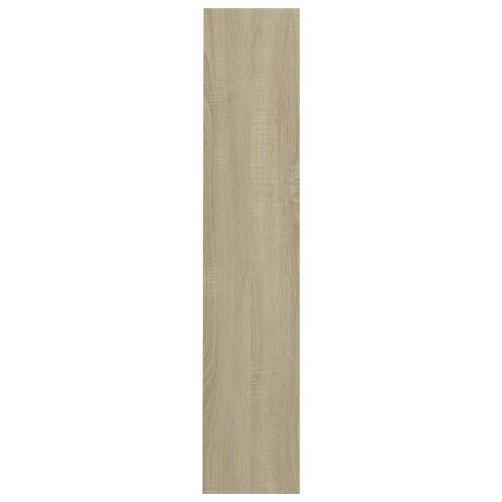 Scarpiere a Muro 2pz Rovere Sonoma 60x18x90cm Legno Multistrato - homemem39