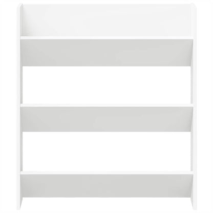 Scarpiera a Muro Bianca 80x18x90 cm in Legno Multistrato - homemem39