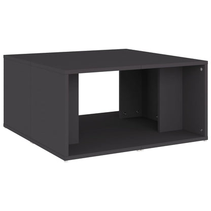 Tavolini da Salotto 4 pz Grigi 33x33x33 cm in Multistrato | homemem39
