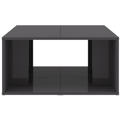 Tavolini Salotto 4pz Grigio Lucido 33x33x33cm Legno Multistrato | homemem39