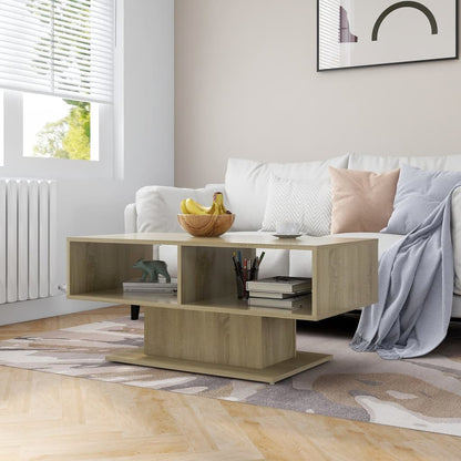 Tavolino Salotto Rovere Sonoma 103,5x50x44,5 Legno Multistrato | homemem39