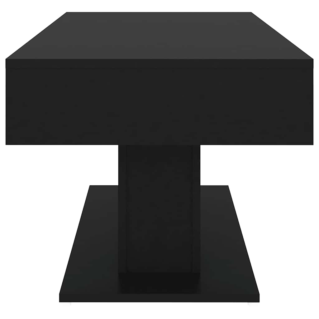 Tavolino da Salotto Nero 96x50x45 cm in Legno Multistrato | homemem39