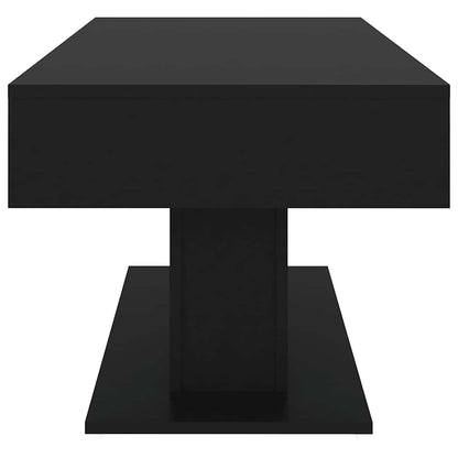 Tavolino da Salotto Nero 96x50x45 cm in Legno Multistrato | homemem39