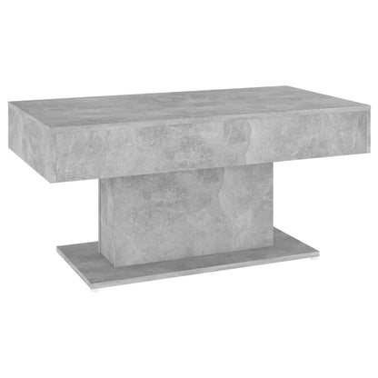 Tavolino da Salotto Grigio Cemento 96x50x45cm Legno Multistrato | homemem39