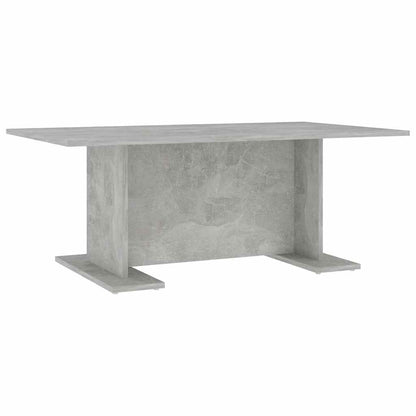 Tavolino Salotto Grigio Cemento 103,5x60x40cm Legno Multistrato