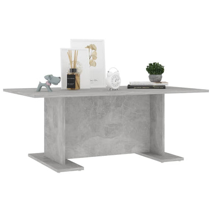 Tavolino Salotto Grigio Cemento 103,5x60x40cm Legno Multistrato | homemem39