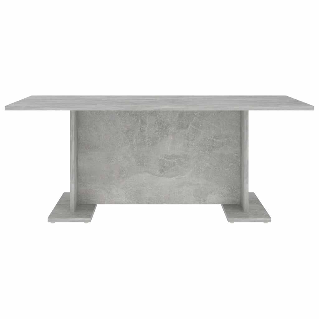 Tavolino Salotto Grigio Cemento 103,5x60x40cm Legno Multistrato