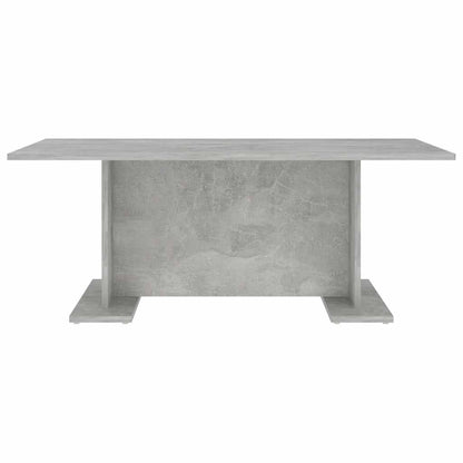 Tavolino Salotto Grigio Cemento 103,5x60x40cm Legno Multistrato