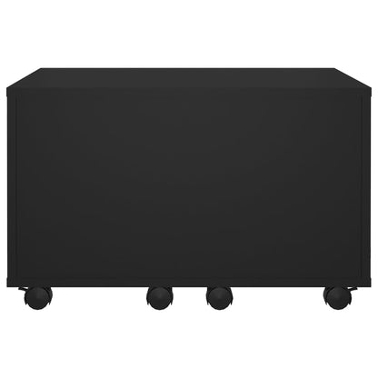 Tavolino da Salotto Nero 60x60x38 cm in Legno Multistrato | homemem39